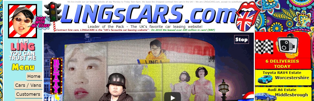 Сайт lingscars.com